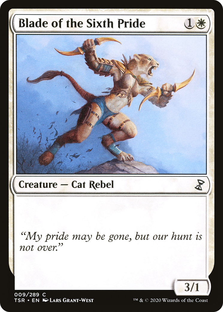 Blade of the Sixth Pride (TSR-009) [Time Spiral Remastered] Foil