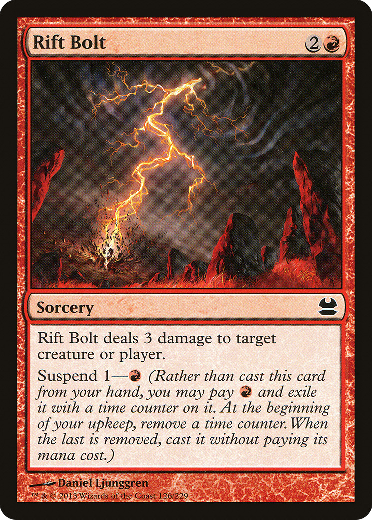 Rift Bolt (MMA-126) [Modern Masters] Foil
