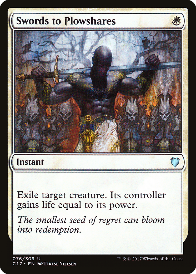 Swords to Plowshares (C17-076) [Commander 2017]