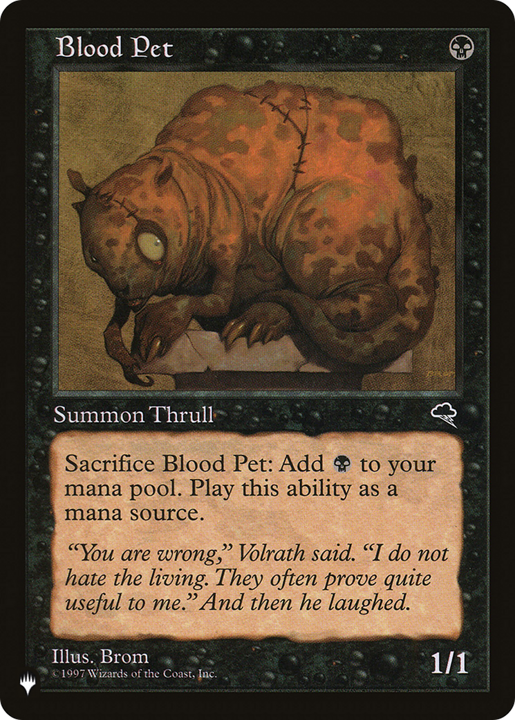 Blood Pet (LIST-TMP-109) [The List]
