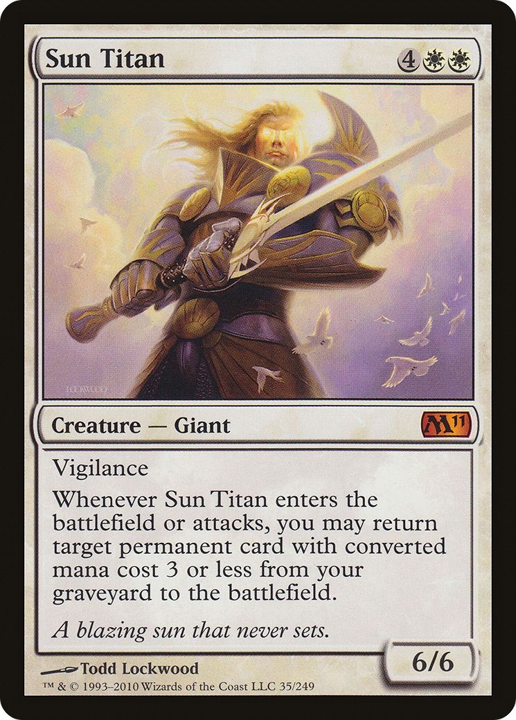 Sun Titan (M11-035) [Magic 2011]