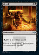 Greed (Foil Etched) [Modern Horizons 2]