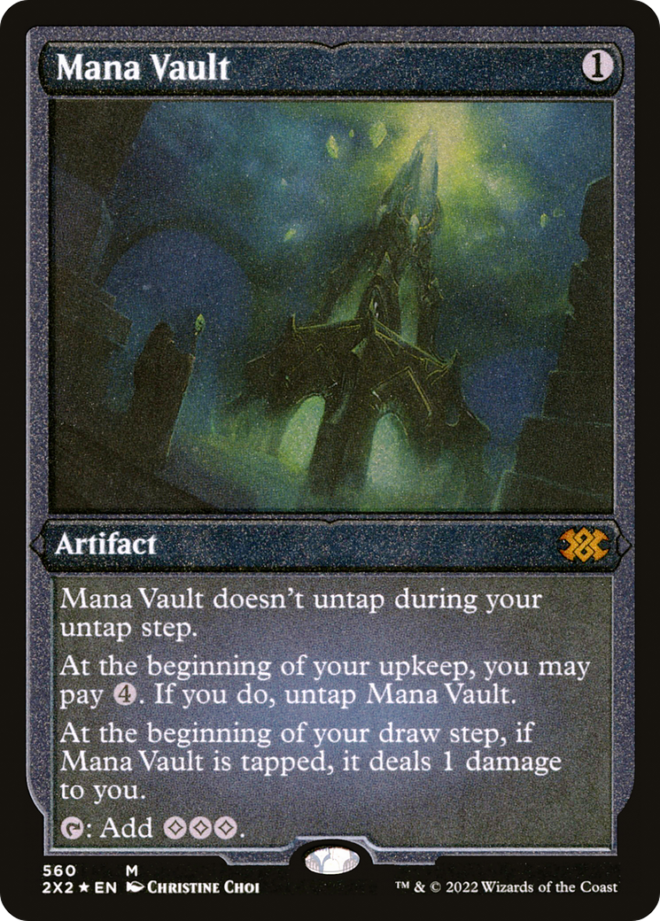 Mana Vault (2X2-560) [Double Masters 2022] Etched Foil
