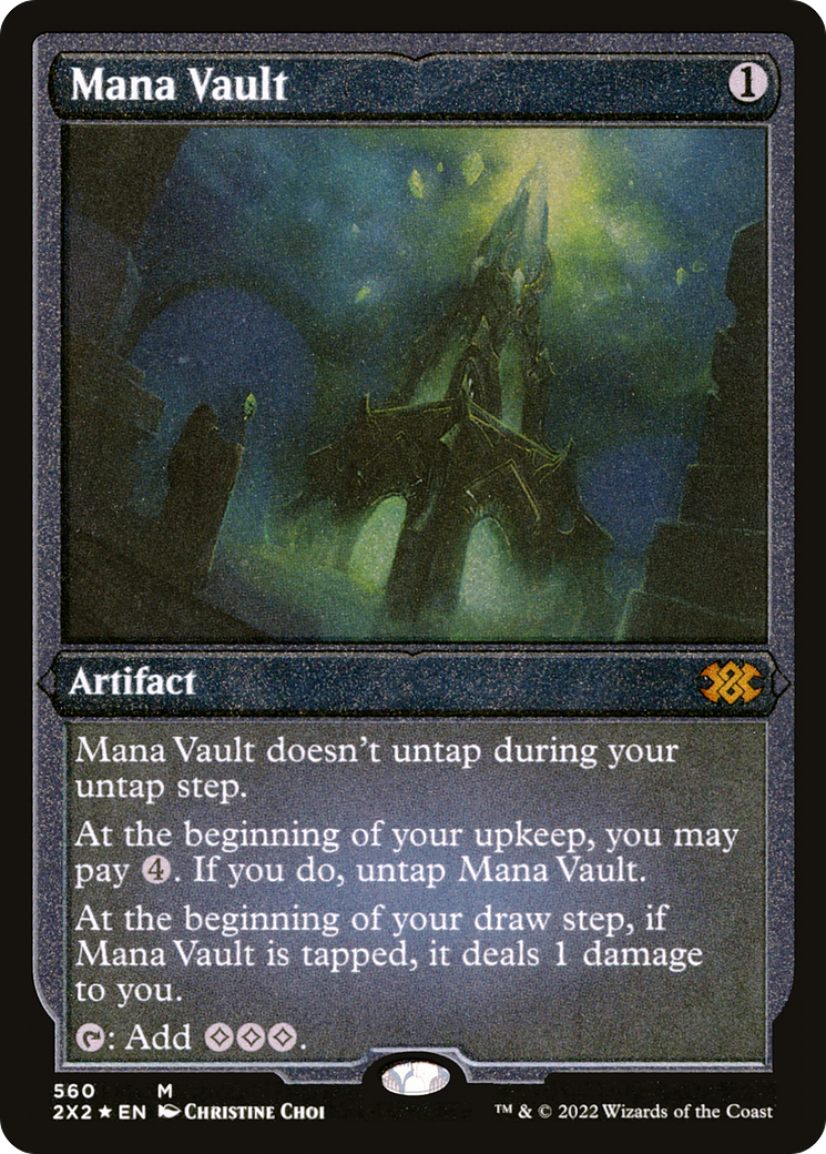 Mana Vault (Foil Etched) (2X2-560) [Double Masters 2022] Foil