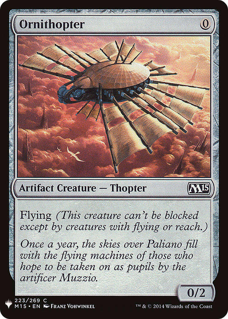 Ornithopter (LIST-M15-223) [The List]