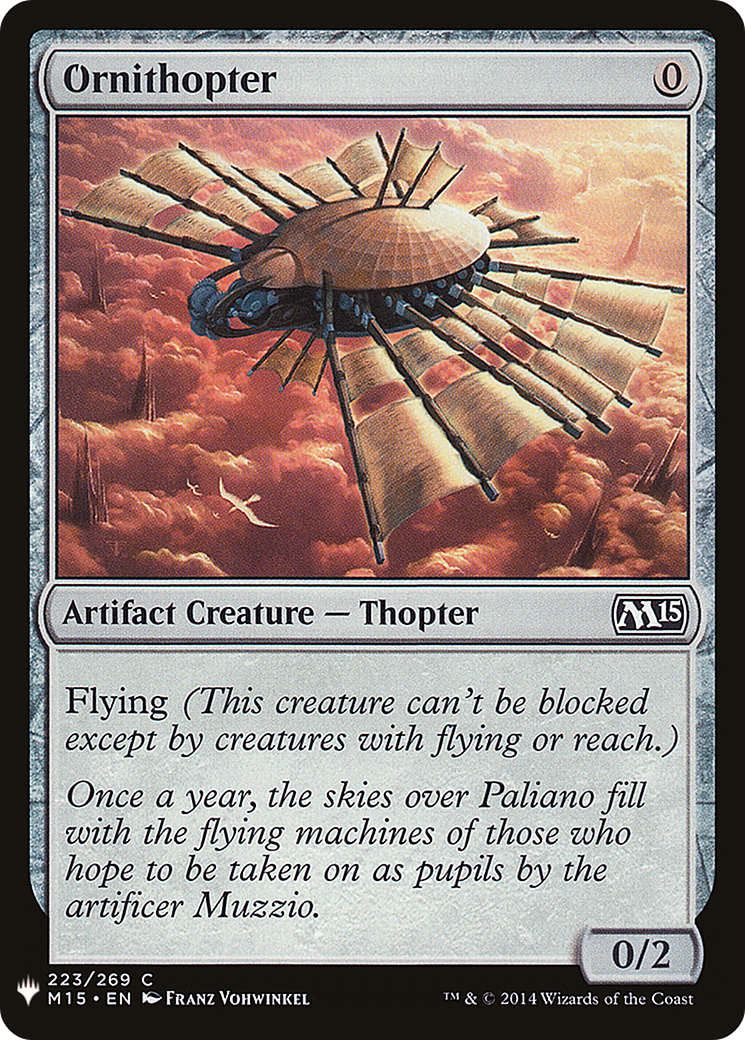 Ornithopter (LIST-M15-223) [The List]