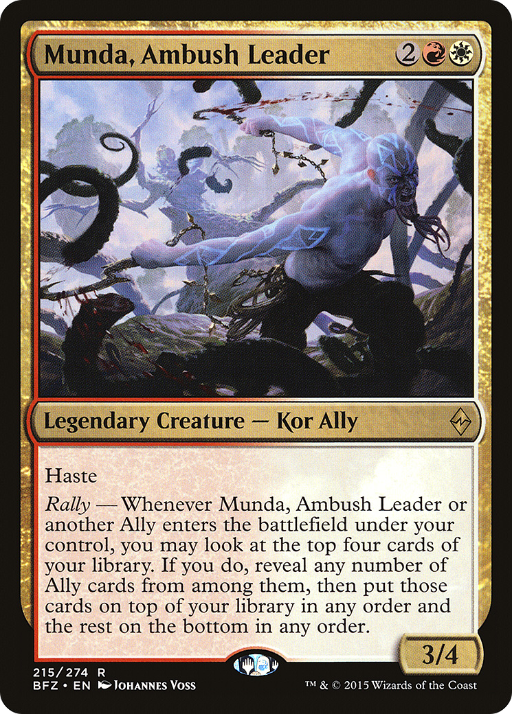 Munda, Ambush Leader (BFZ-215) [Battle for Zendikar]