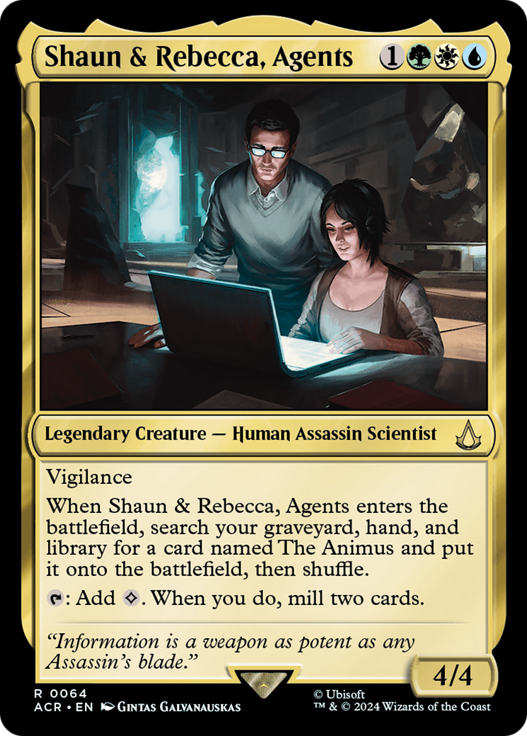 Shaun & Rebecca, Agents (ACR-064) [Assassin's Creed]