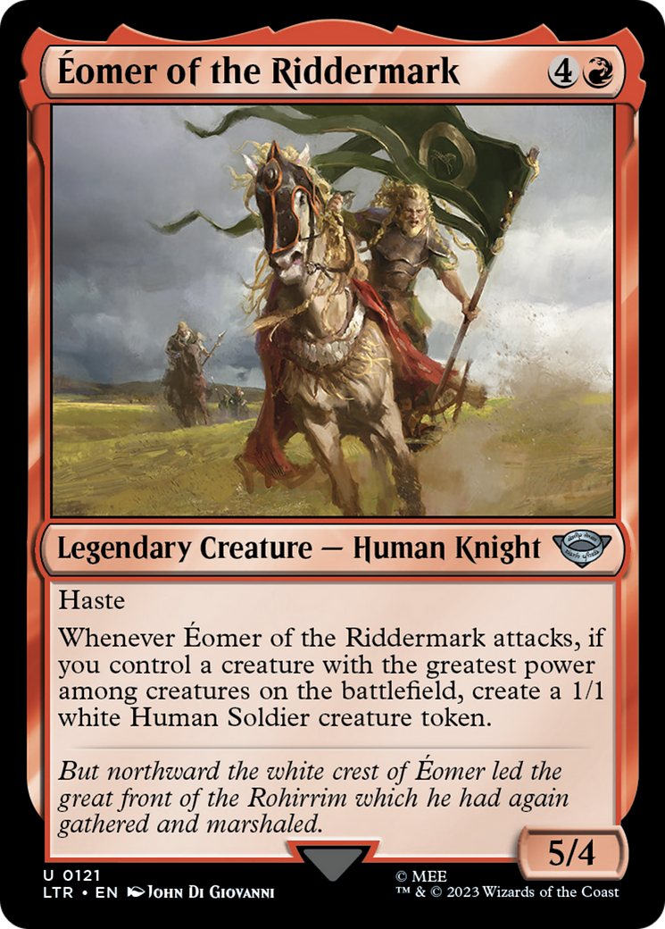 Éomer of the Riddermark (LTR-121) [The Lord of the Rings: Tales of Middle-earth] Foil