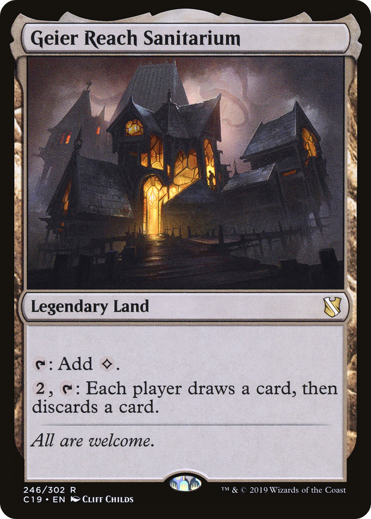 Geier Reach Sanitarium (C19-246) [Commander 2019]
