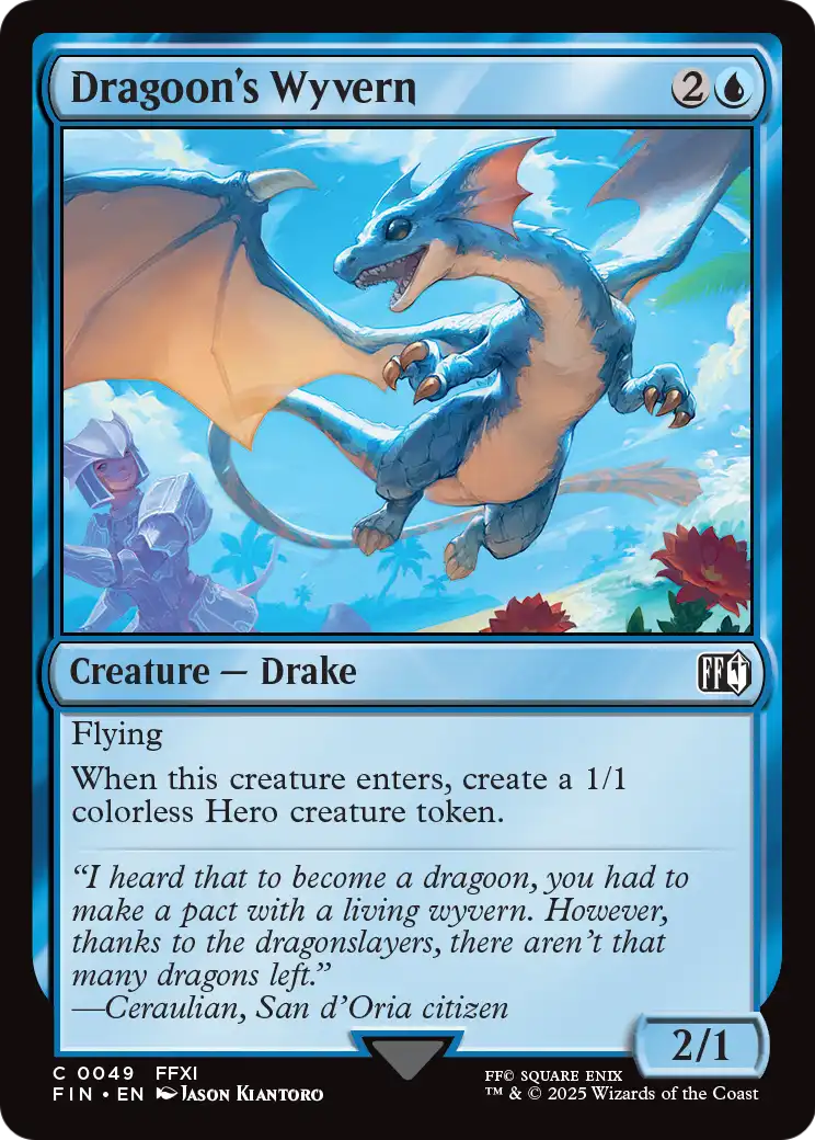 Dragoon's Wyvern (FIN-049) [FINAL FANTASY] Foil