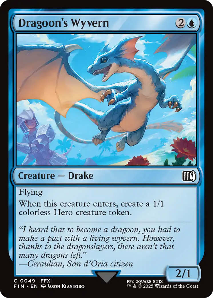 Dragoon's Wyvern (FIN-049) [FINAL FANTASY] Foil