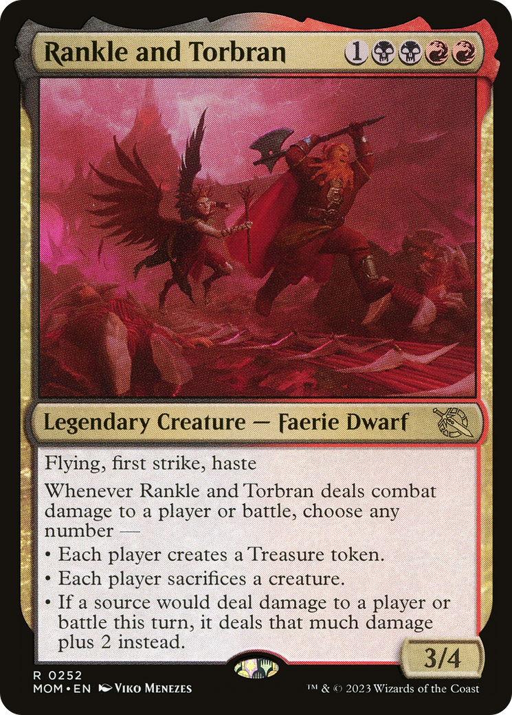 Rankle and Torbran (MOM-252) [March of the Machine] Foil