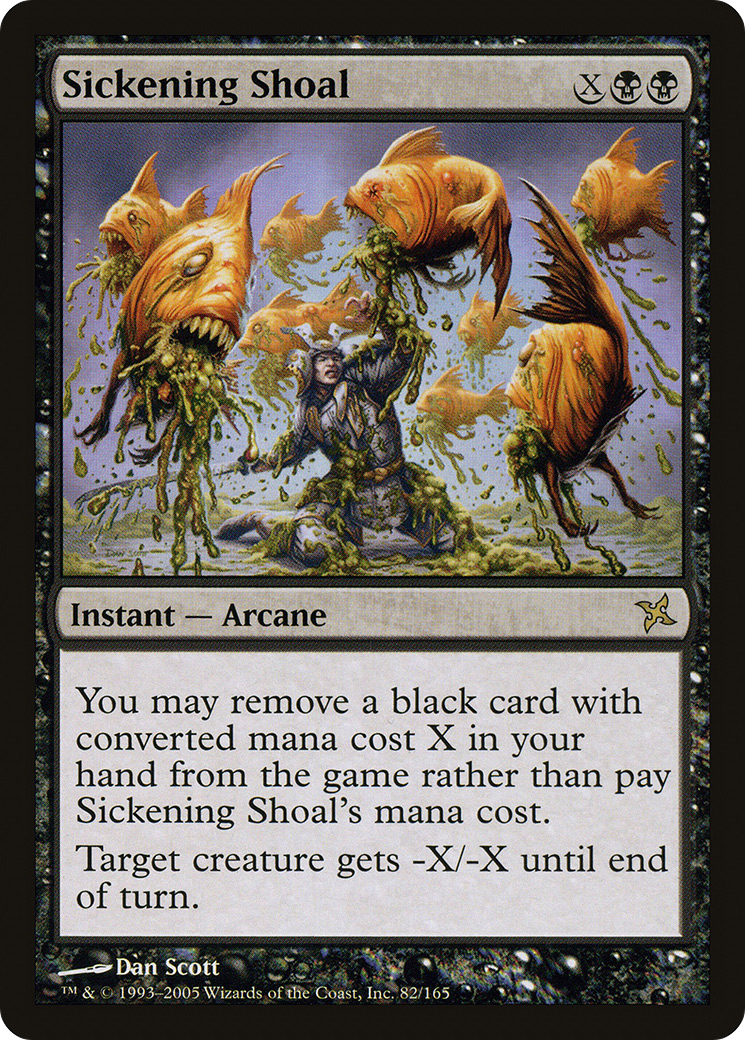 Sickening Shoal (BOK-082) [Betrayers of Kamigawa] Foil
