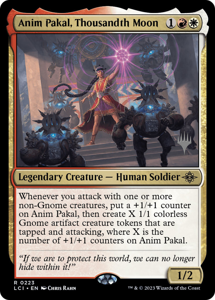Anim Pakal, Thousandth Moon (PPLCI-223P) [The Lost Caverns of Ixalan Promos] Foil