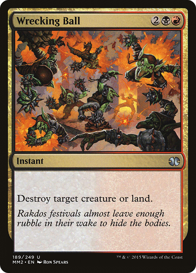 Wrecking Ball (MM2-189) [Modern Masters 2015] Foil