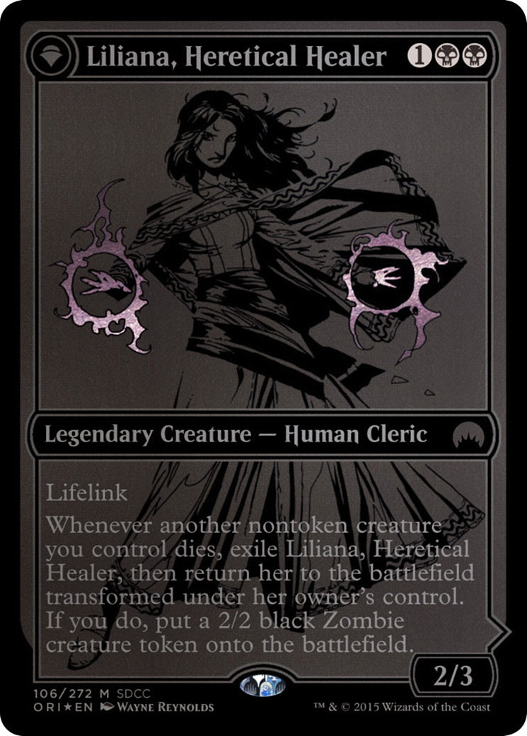 Liliana, Heretical Healer (SDCC 2015 Exclusive) (MEDIA-106) [San Diego Comic-Con 2015] Foil