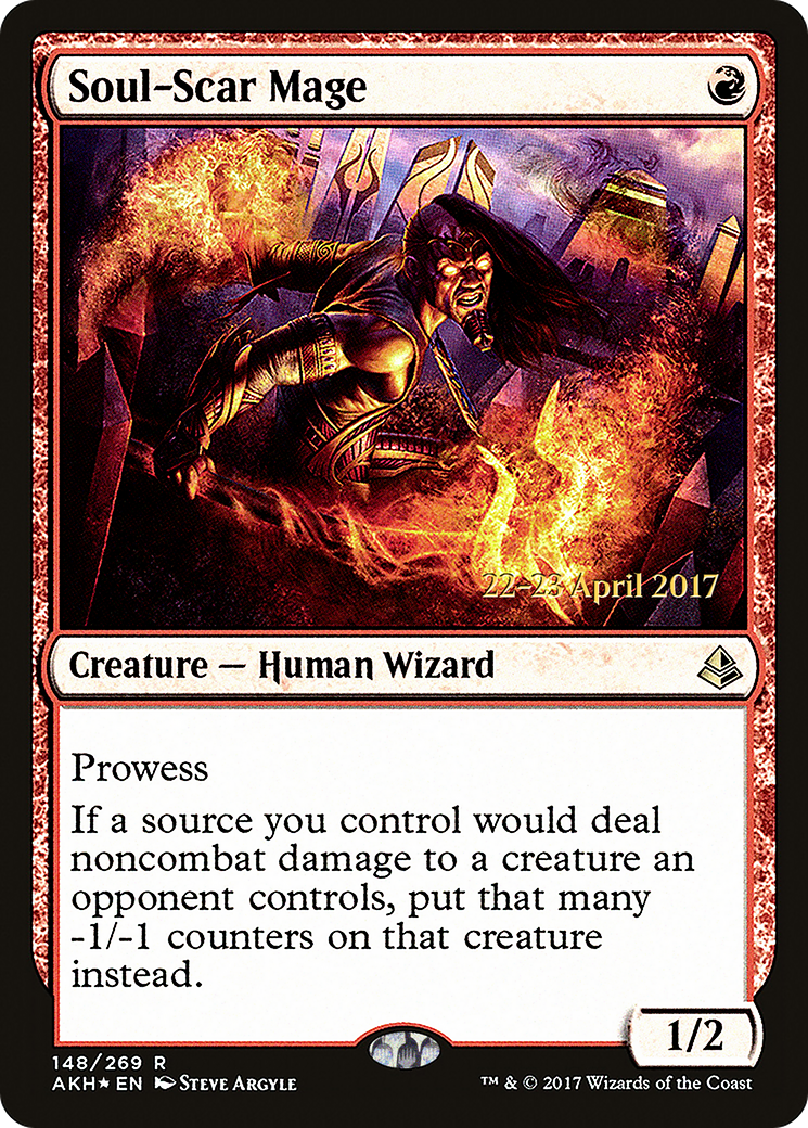 Soul-Scar Mage (PRE-148S) [Amonkhet Promos] Foil