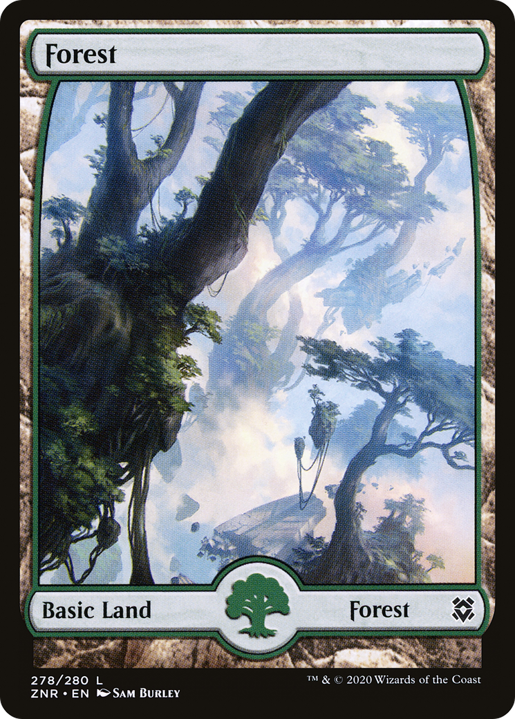 Forest (278) - Full Art (ZNR-278) [Zendikar Rising]