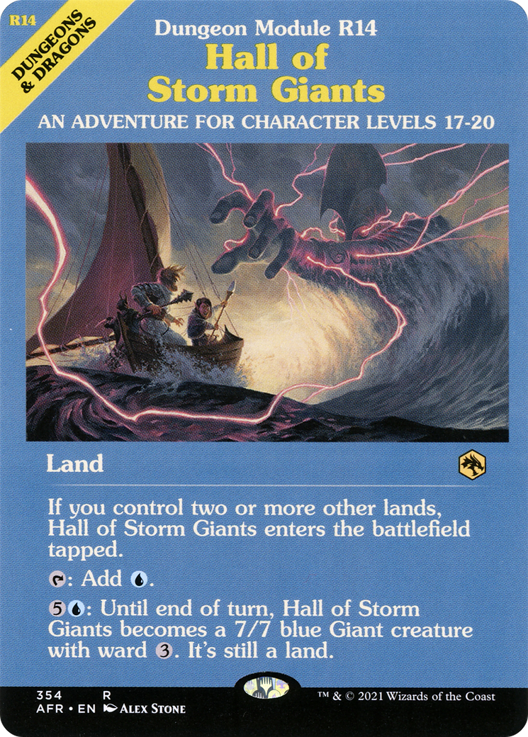 Hall of Storm Giants (Dungeon Module) (AFR-354) (Showcase) [Adventures in the Forgotten Realms]