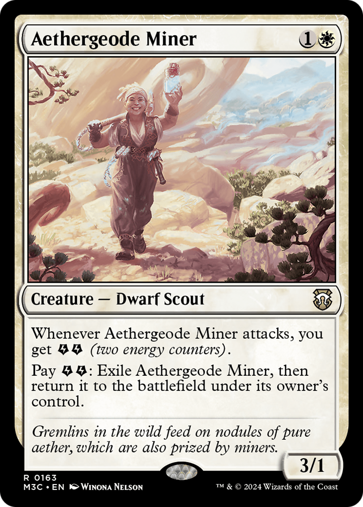 Aethergeode Miner (M3C-163) [Modern Horizons 3 Commander]