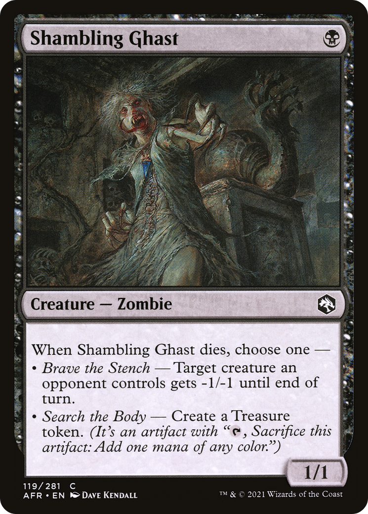 Shambling Ghast (AFR-119) [Adventures in the Forgotten Realms] Foil