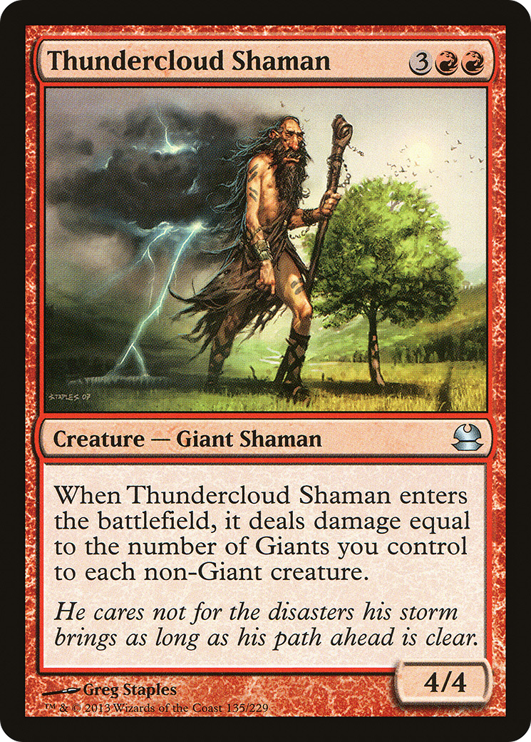 Thundercloud Shaman (MMA-135) [Modern Masters]