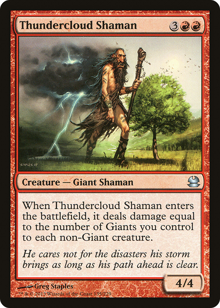 Thundercloud Shaman (MMA-135) [Modern Masters] Foil