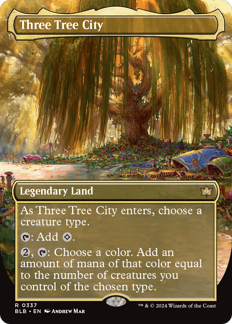 Three Tree City (BLB-337) [Bloomburrow] (Borderless)