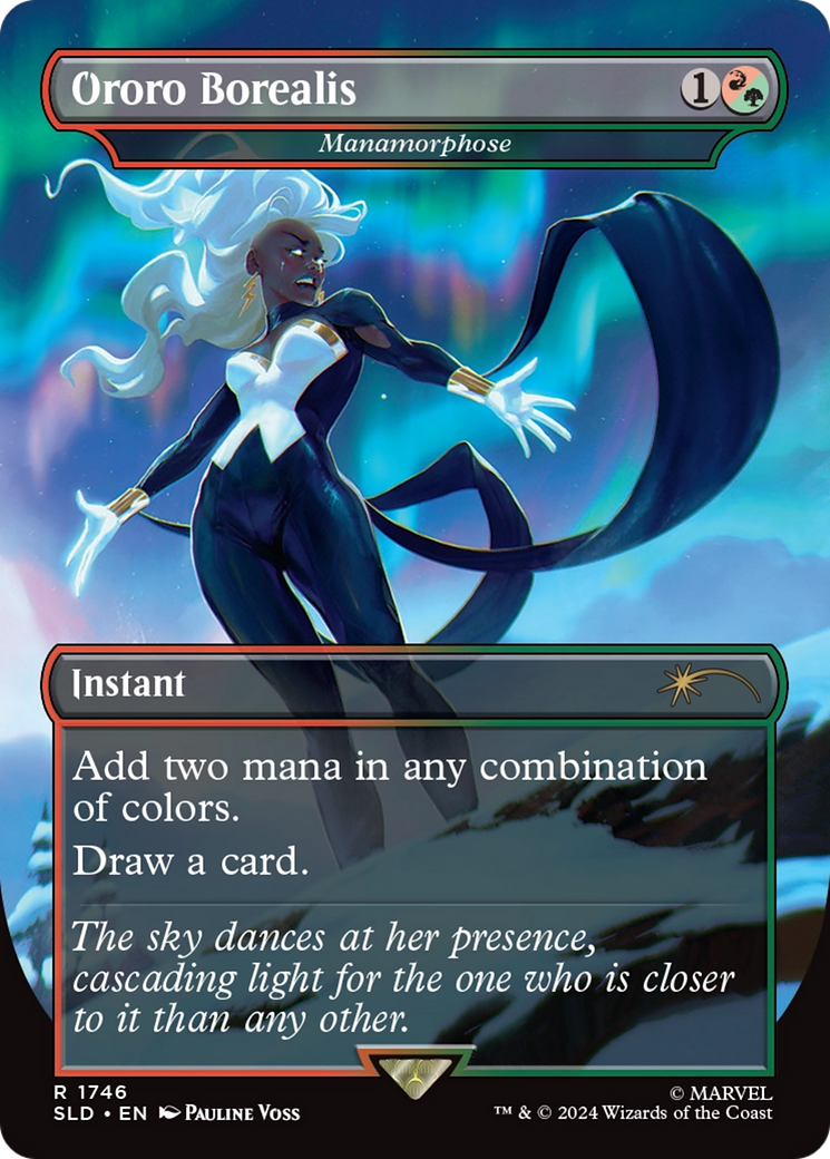 Manamorphose (SLD-1746) [Secret Lair Drop] / Ororo Borealis (Borderless)