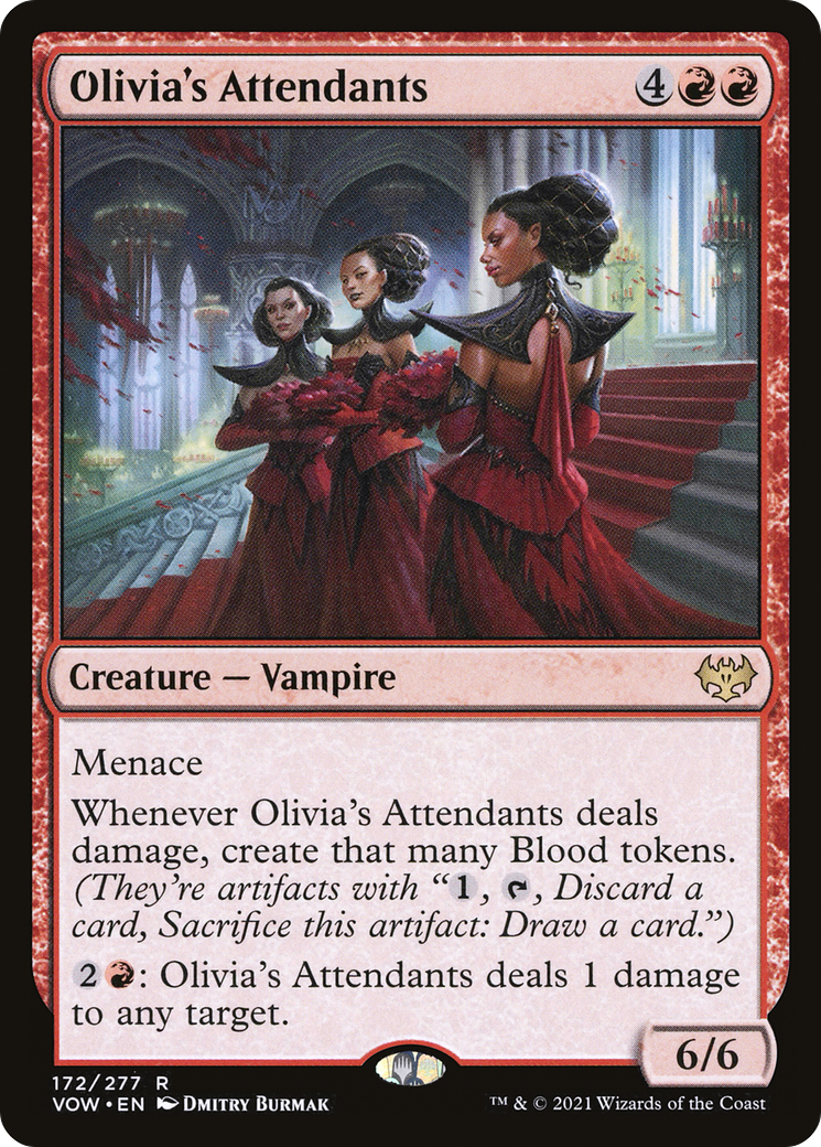 Olivia's Attendants (VOW-172) [Innistrad: Crimson Vow]