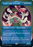 Azami, Lady of Scrolls (SLD-1106) [Secret Lair Drop] (Borderless) Foil
