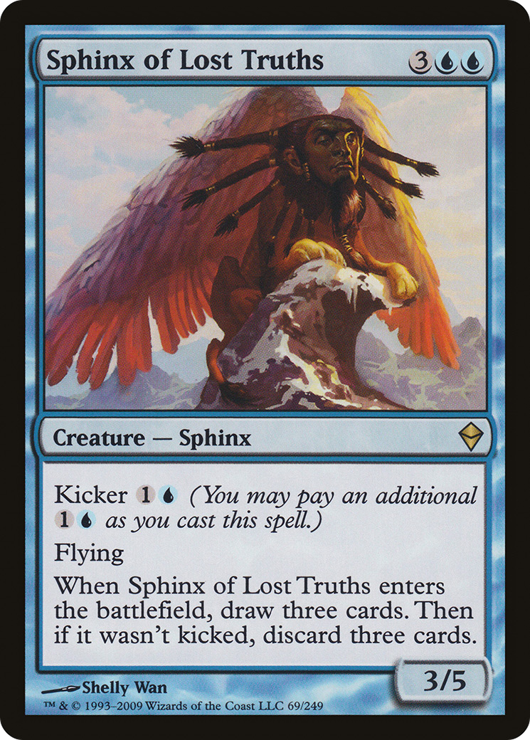Sphinx of Lost Truths (ZEN-069) [Zendikar]