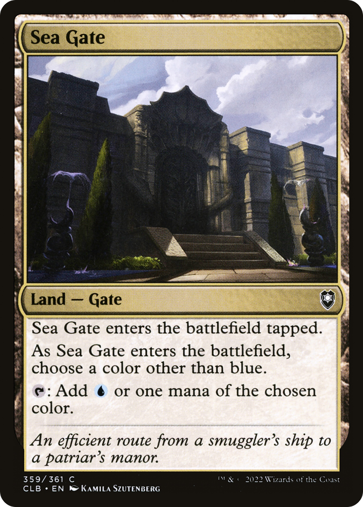 Sea Gate (CLB-359) [Commander Legends: Battle for Baldur's Gate]