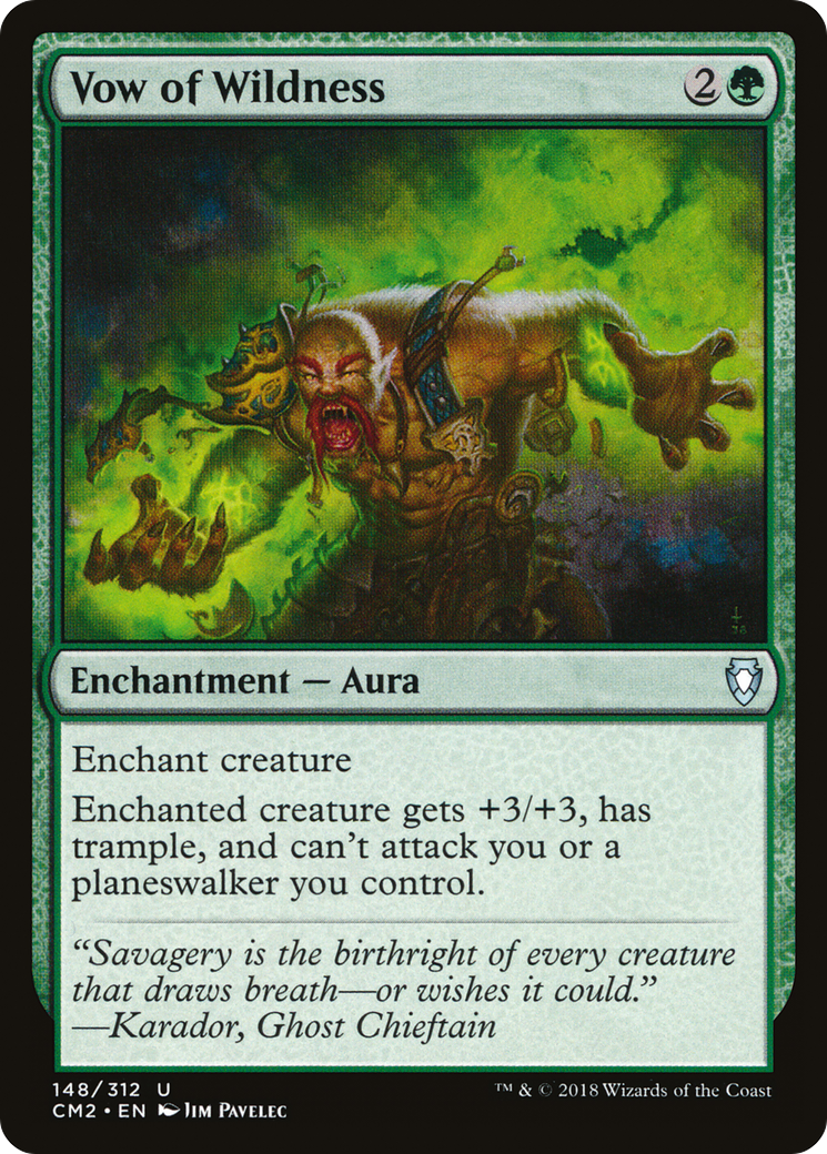 Vow of Wildness (CM2-148) [Commander Anthology Volume II]
