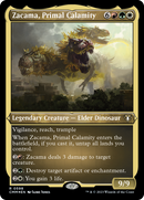 Zacama, Primal Calamity (CMM-598) [Commander Masters] Etched Foil