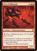 Fiery Hellhound (DDI-049) [Duel Decks: Venser vs. Koth]