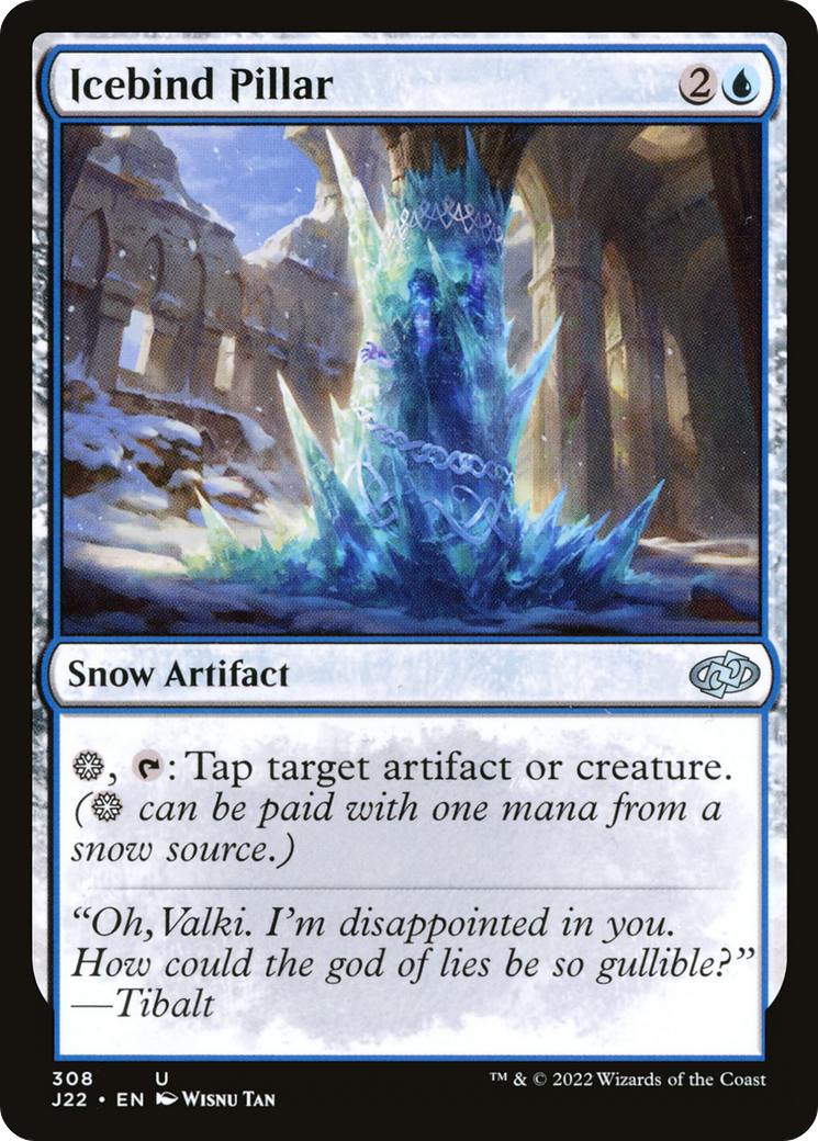 Icebind Pillar (J22-308) [Jumpstart 2022]: (snow)