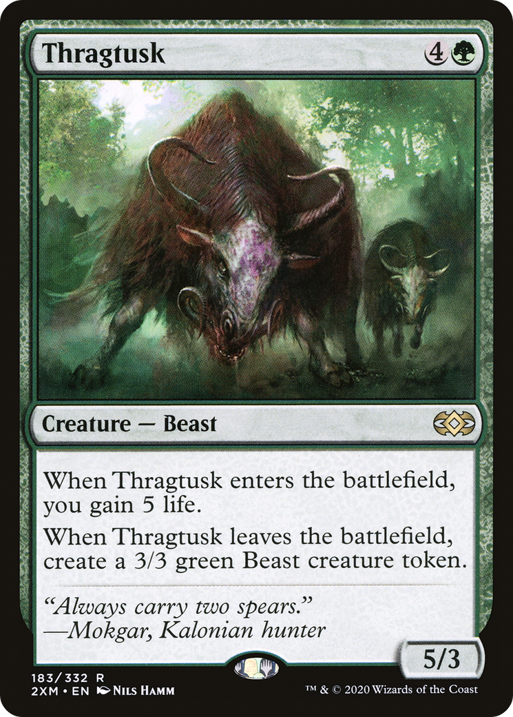Thragtusk (2XM-183) [Double Masters] Foil