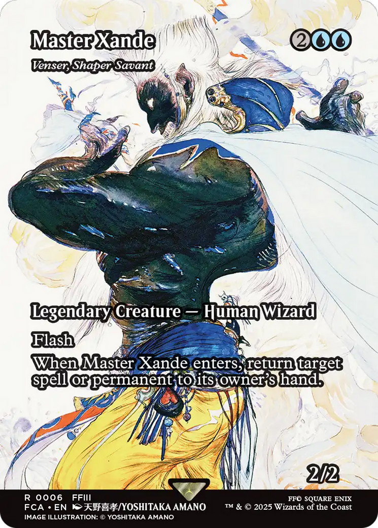 Master Xande - Venser, Shaper Savant (Showcase) (FCA-006) [FINAL FANTASY: Through the Ages] / Master Xande (Borderless)