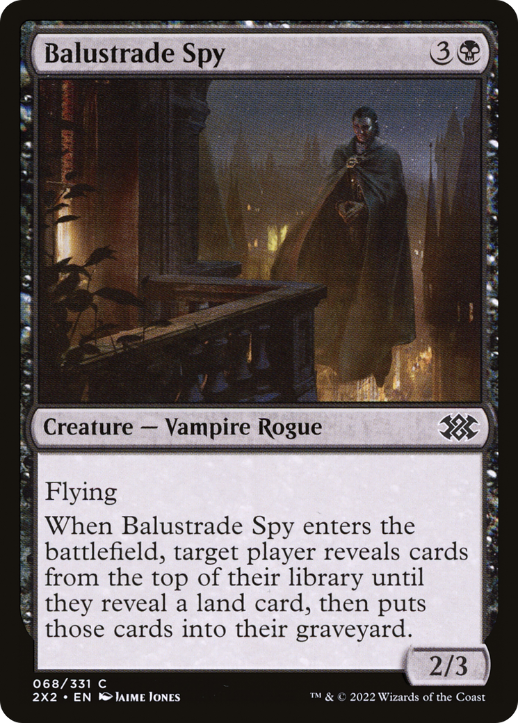 Balustrade Spy (2X2-068) [Double Masters 2022]