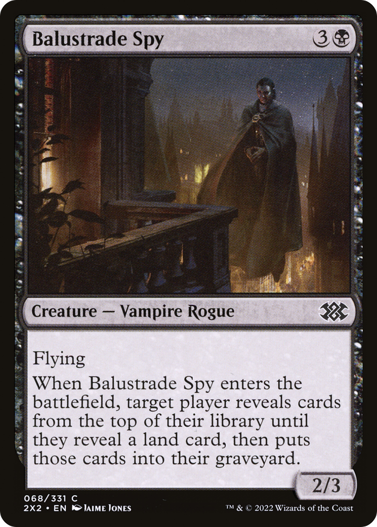 Balustrade Spy (2X2-068) [Double Masters 2022]