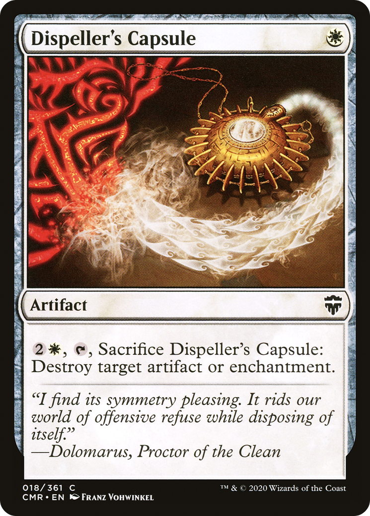 Dispeller's Capsule (CMR-018) [Commander Legends] Foil