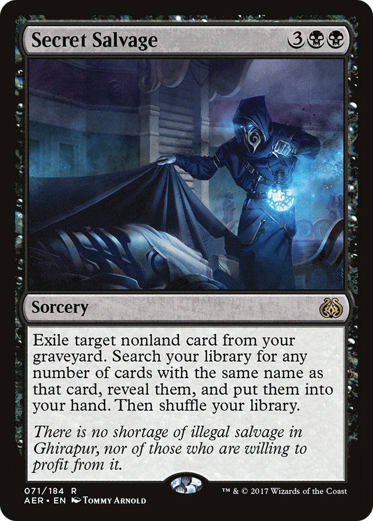 Secret Salvage (AER-071) [Aether Revolt]