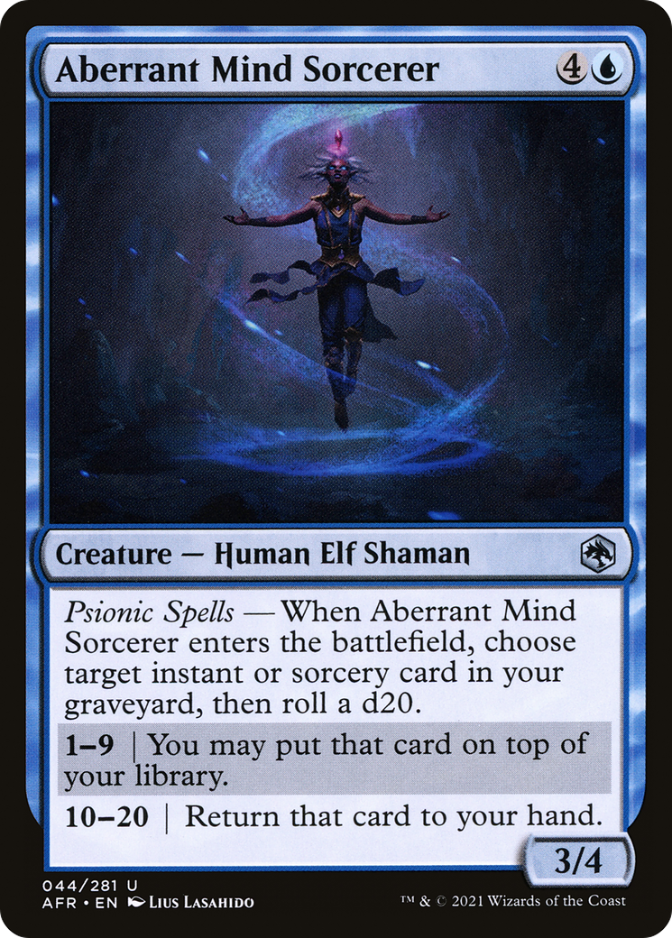 Aberrant Mind Sorcerer (AFR-044) [Adventures in the Forgotten Realms]