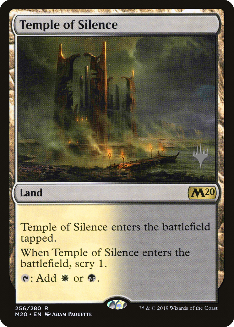 Temple of Silence (PPM20-256P) [Promo Pack: Core Set 2020 Promos]