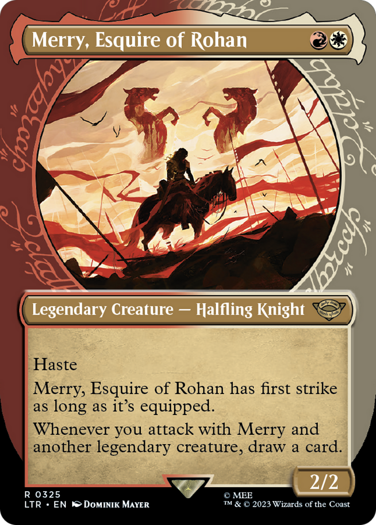 Merry, Esquire of Rohan (LTR-325) [The Lord of the Rings: Tales of Middle-earth]: (Showcase) (Borderless)