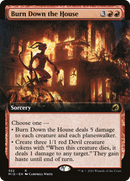 Burn Down the House (MID-352) [Innistrad: Midnight Hunt]: (Extended Art) Foil