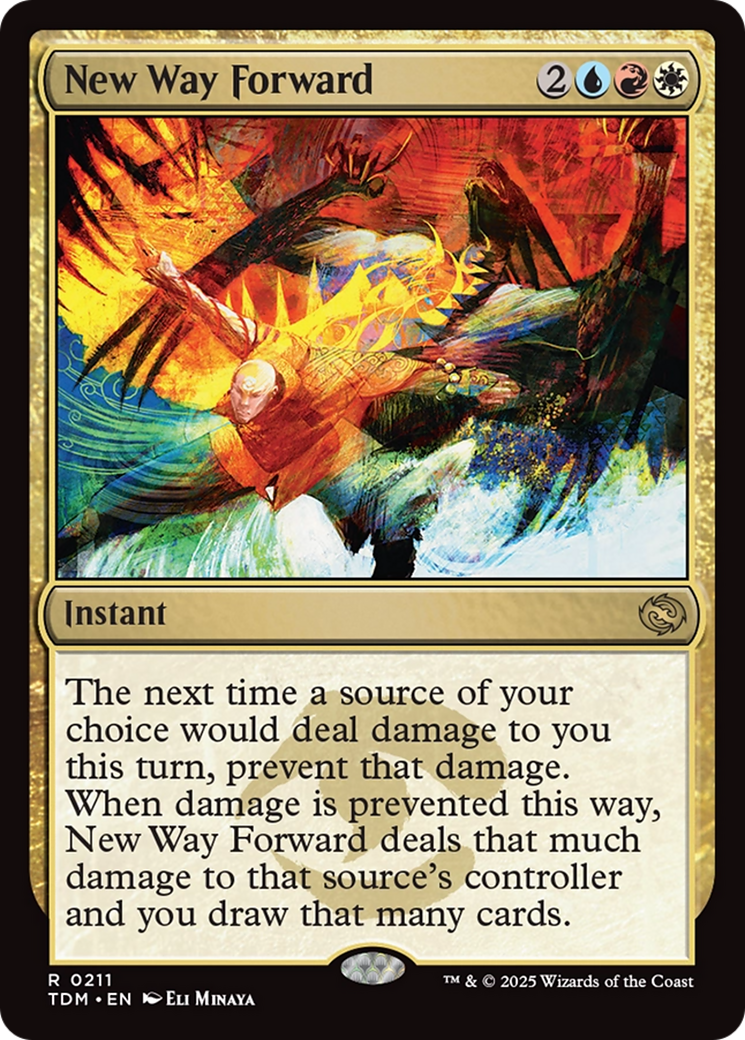 New Way Forward (TDM-211) [Tarkir: Dragonstorm] Foil
