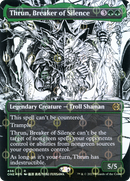 Thrun, Breaker of Silence (ONE-456) [Phyrexia: All Will Be One]: (Showcase) (Borderless) Foil